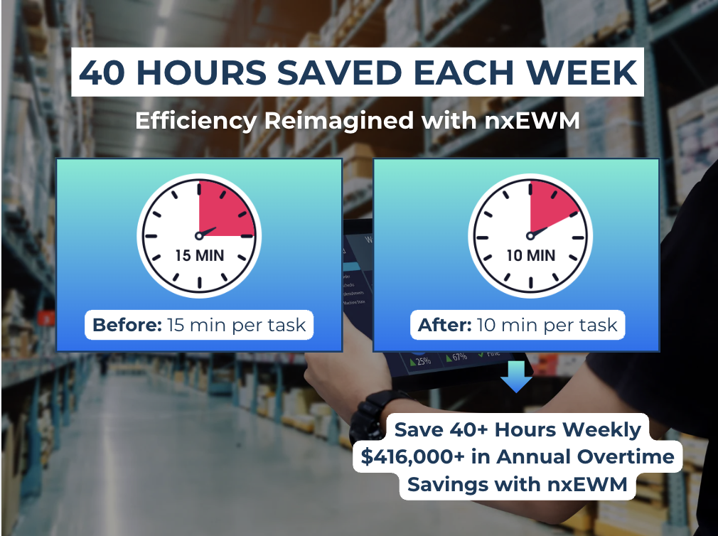 How nxEWM Helps Companies Cut Overtime Costs and Boost Efficiency